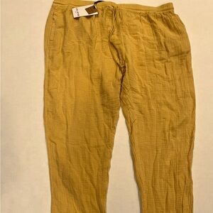 NWT Lola River Raw hem Hippie size XL cotton pants